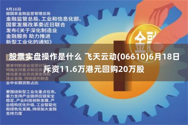 股票实盘操作是什么 飞天云动(06610)6月18日斥资11